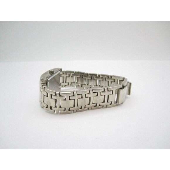 Women Anne Klein Quartz Analog 21mm Dial Tank Style Watch (G677) "New Battery" - Picture 6 of 9